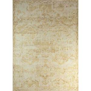 พรมขนสัตว์ถักมือเออร์เบ ลายเหรียญรางวัลสีเบจและสีน้ำตาล สำหรับห้องนั่งเล่นและทางเดิน รูปทรงสี่เหลี่ยมผืนผ้า รุ่น GS-1068(CS-04) ของตกแต่งห้อง - Product Image 1