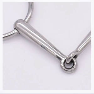 Embouchure de rênes pour cheval à double articulation de qualité supérieure, en argent et cuivre, avec quincaillerie en laiton, rouleau de mastication pour la bouche, anneaux en acier inoxydable - Product Image 6