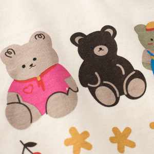 Magliette a maniche lunghe per neonate stampe di orsi animali magliette per bambini magliette abbigliamento per ragazze - Product Image 2