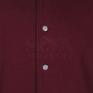 OEM personalizado hombres Letterman chaqueta 100% algodón estilo escolar diseño Stand Collar entrega rápida para el invierno - Product Image 4