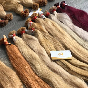 Kératine Flat-Tips 100% Extensions de cheveux de bande droite vietnamienne brute prix de gros avec Style droit d'usine - Product Image 2