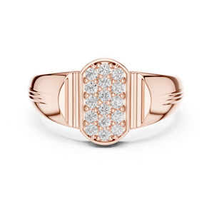 Bague en or blanc 14 carats avec diamant rond de laboratoire pour femmes |   Vêtements de tous les jours |   Nouveau diamant cultivé - Product Image 6