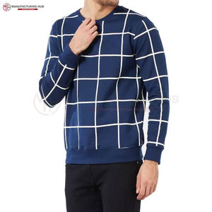 Produits en tissu de qualité supérieure Vêtements de rue Sweat-shirt Basics Cotton Blended Made Best Design Sweat-shirt Hommes High Men Sweatshirt - Product Image 2
