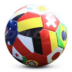 Light <b>Weight</b> Soft Leather Promotional Soccer <b>Ball</b> Customized Logo Promotional Soccer Football - Product Image 2
