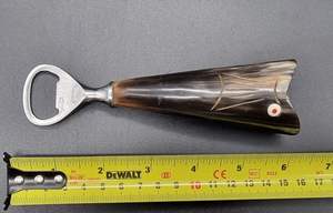 Meilleur ouvre-bouteille en corne de buffle fait à la main Fabricant logo personnalisé Couleur corne naturelle Ouvre-bouteille de boisson froide Qualité standard - Product Image 3