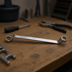 Llave Inglesa Cromada de Doble Polígono Profundo con Llaves - Product Image 3