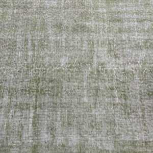 พรมตุรกีขนาด 3.6x6.9 ฟุต พรมวินเทจ พรมลายดอกไม้สีเขียว ทำจากขนสัตว์ - Product Image 5