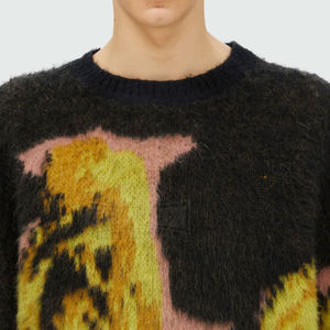 Suéter clásico de mohair para hombre, jersey de manga larga, cálido, suave, cómodo, prendas de punto, Otoño Invierno, traje diario informal - Product Image 5