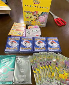 การ์ด PTCG ของแท้ หนังแท้ ลายจีน พิคาชู คลีฟเบิล ไฮ คอมบิเนชั่น คอลเลคชั่น 151 แฟมิลี่ สเปเชียล คิดส์ - Product Image 2