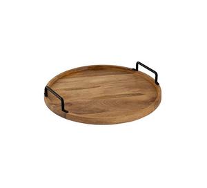 Nouveau design de plateau de service personnalisé en bois d'olivier et résine avec poignées en métal pour hôtel restaurants et cuisine à domicile - Product Image 5