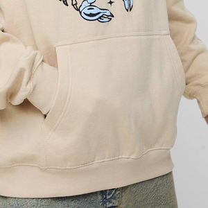 Sudadera con Capucha Personalizada Directo de Fábrica, Sudadera con Capucha de Algodón de Alta Calidad para Hombre, Impresión DTG y DTF Completa, Estilo Holgado de Invierno - Product Image 5