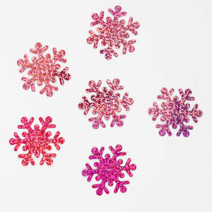 Paillettes de forme spéciale, petit trou centré, couleur holographique, Selanusa - Product Image 1