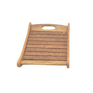 Acabado de nogal personalizado Catering uso comida desayuno servidor bandeja Mango madera bandeja decorativa para servir bandeja - Product Image 1