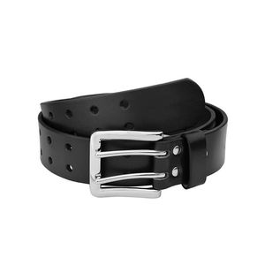 Ceintures en cuir de vachette à double broche de taille personnalisée fabricant de haute qualité pour pantalon en jean décontracté vente en ligne - Product Image 2