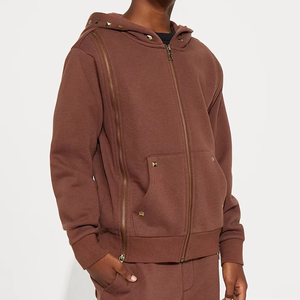 Ensembles de vêtements vêtements d'hiver solide impression personnalisée Logo ensembles de vêtements survêtement en coton survêtement survêtement vêtements de jogging - Product Image 5