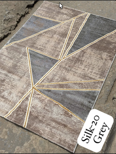 Tapis turc Adiva Gaziantep - 100% polypropylène, technique jacquard, motif abstrait, résistant aux taches, poils moyens - Product Image 4