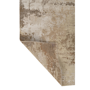 พรมขนสัตว์ผสมไหมถักมือลาย Kavi Ivory ดีไซน์ Chaos Theory ลวดลายคลาสสิกแบบนามธรรม สำหรับบ้าน ห้องนอน รุ่น Teen-Ebsk-9017 หนา 10 มม. - Product Image 5