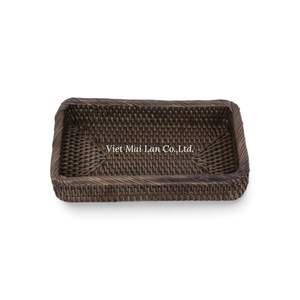 Bandeja de Ratán Natural Tejida a Mano para Servir Alimentos y Bebidas y como Decoración de Mesa, Procedente de Vietnam - Product Image 2