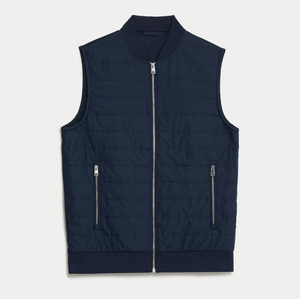 Gilets d'hiver pour hommes et femmes, veste sans manches, veste matelassée légère, chaude, coupe-vent, décontractée, randonnée, vêtements de travail, vente en gros OEM - Product Image 6