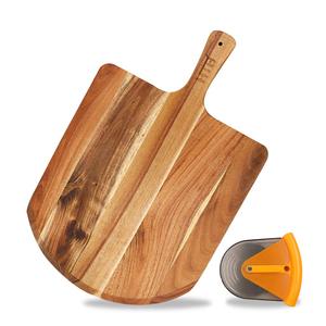 Accesorios para pizza, sartén de madera de alta calidad, pala de pelar pizza con mango de madera, producto en venta - Product Image 1