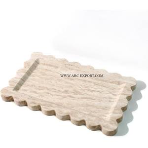 Bandeja de comida de mármol con forma hexagonal de diseño maravilloso, calidad superior, forma personalizada, diseño moderno, bandeja para servir comida hecha a mano - Product Image 6