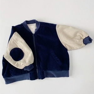 Fashion Boy <b>Jacket</b> Child Bomber Coat Outwear Patched Spring Autumn <b>Mens</b> Zipper up Bomber <b>Jackets</b> - Product Image 2