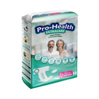 Pañales Desechables para Adultos Prohealth Extra Grandes, con Protección Contra Fugas, Suaves, Transpirables, con Pulpa de Celulosa, Alta Calidad, Mejor Precio, Paquete de 10 al por Mayor