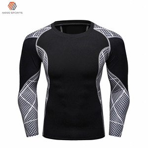 Rashguard de compression pour homme – Logo imprimé personnalisé, haute qualité, séchage rapide, vêtements de performance à prix abordable - Product Image 5