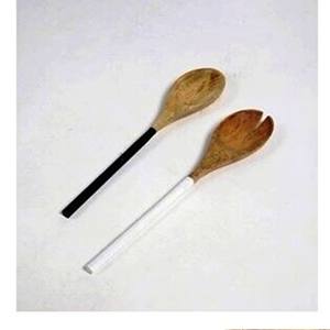 Accesorios de Último Modelo, Juego de Servidores de Ensalada de Acacia, Ecológicos, Aptos para Lavavajillas, Utensilios para Ensalada, Cocina, Hechos en India - Product Image 5