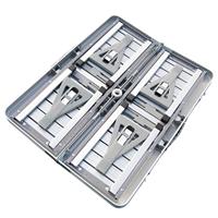 Table de pique-nique pliante avec trou pour parapluie, table d'extérieur portable avec banc, patio et porche, valise en aluminium