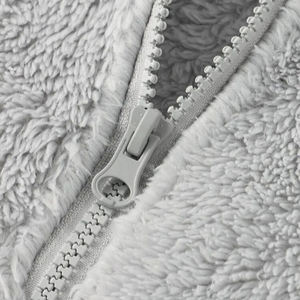 Nueva Sudadera con Capucha y Cremallera para Hombre, Diseño Color Block, 100% Algodón, Forro Polar Sherpa, Secado Rápido y Transpirable - Product Image 3