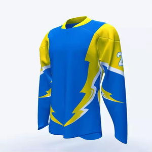 เสื้อเจอร์ซีย์ฮ็อกกี้น้ำแข็งเสื้อเจอร์ซีย์ออกแบบโลโก้ของคุณเองเสื้อเจอร์ซี่ฮ็อกกี้น้ำแข็ง - Product Image 1