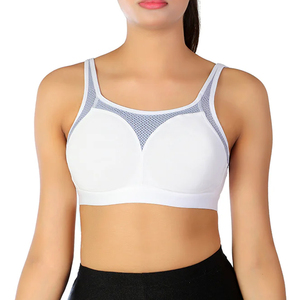 สปอร์ตบราสำหรับเล่นโยคะสำหรับผู้หญิงสปอร์ตบราผ้าสแปนเด็กซ์ป้องกันแบคทีเรียโลโก้ส่วนตัว - Product Image 4