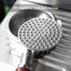 Filtro de café reutilizable de calidad alimentaria de 58mm, 53mm, 51mm, sin fondo para portafiltro té y café, pantalla de disco de acero inoxidable clásica - Product Image 6