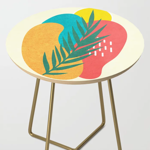 Mesa de estilo europeo de madera sólida con esmalte impreso, mesa de Estilo Vintage para sala de estar - Product Image 5