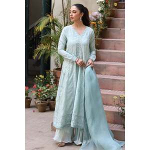 Conjunto de traje para mujer Azurina Kalidaar y Dupatta - Product Image 5