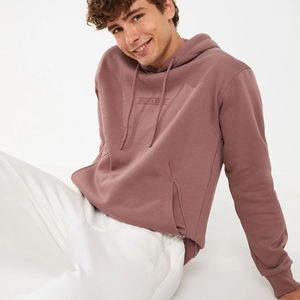 Sudaderas con capucha cálidas para Unisex Material rico en algodón 320 GSM Tela de punto Patrón liso Impresión digital OEM ODM Suministro a granel Bangladesh - Product Image 6