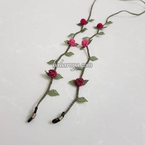 İğne Oyası Tomurcuk Pièces de lunettes Open Pink Pembe İpi Şarabi - Product Image 1