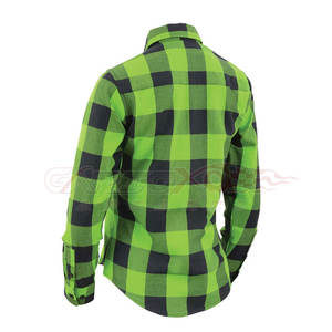 Camisas de moto de motocicleta entera Camisa de algodón 100% camisas de franela para mujer a la venta - Product Image 5