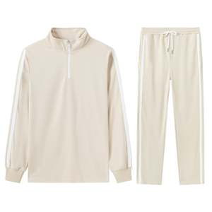 Vente en gros de survêtements de gym 2 pièces personnalisés pour hommes, jogging, survêtement en polyester, ensemble veste et pantalon de haute qualité - Product Image 1