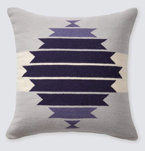 Funda de cojín de lana cuadrada India hecha a mano, patrón de rayas, Material de algodón de seda, sala de estar, decoración del hogar, fabricante directo - Product Image 2