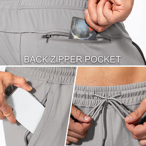 กางเกงวอร์มลำลองเอวสูงผ้าฝ้ายสำหรับผู้ชายขายส่ง กางเกงจ็อกเกอร์ฤดูร้อนผ้าคอร์ดูรอยทอสำหรับวิ่งออกกำลังกาย - Product Image 5