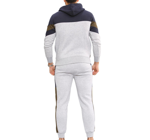 Conjuntos de entrenamiento de hombre de alta calidad con logotipo personalizado Traje de jogging polar de talla grande con impresión personalizada Trajes de chándal de hombre - Product Image 3