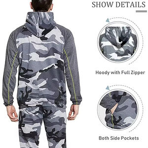 Survêtement personnalisé de qualité supérieure vêtements pour hommes survêtement d'échauffement au prix de gros survêtement avec logo fabriqué au Pakistan - Product Image 3