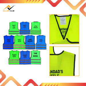 เสื้อกั๊กสะท้อนแสงสำหรับผู้ชาย เสื้อผ้าทำงานมองเห็นได้ชัดเจน ผลิตจากผ้าฝ้าย 100% ระบายอากาศได้ดี มีกระเป๋าและซิป - Product Image 3