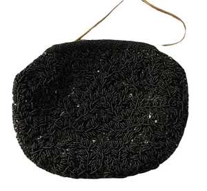 Monedero clásico con cuentas, bolso de maquillaje con cuentas de perlas y diamantes, regalo de boda o fiesta para ella - Product Image 1