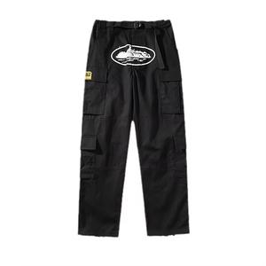 กางเกงวอร์มสำหรับผู้ชายกางเกงวิ่งผ้าคอตตอน/ผ้าฟลีซสองกระเป๋า - Product Image 1