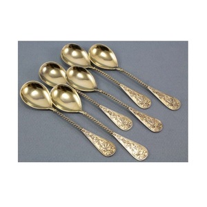 ช้อนชาแฟนซีเคลือบเงาสำหรับร้านอาหารและโรงแรมช้อนแบนขนาดเล็กดีไซน์ไม่ซ้ำใคร - Product Image 4