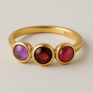 Apertura de anillo chapado en oro de moda para mujer de moda para regalo de compromiso de boda o fiesta - Product Image 5