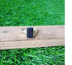 Natural Blue Sunstone <b>Ring</b> Handmade 925 Sterling <b>Silver</b> <b>Boho</b> Gemstone Jewelry Elegant Gift <b>Ring</b> for Women - Product Image 3